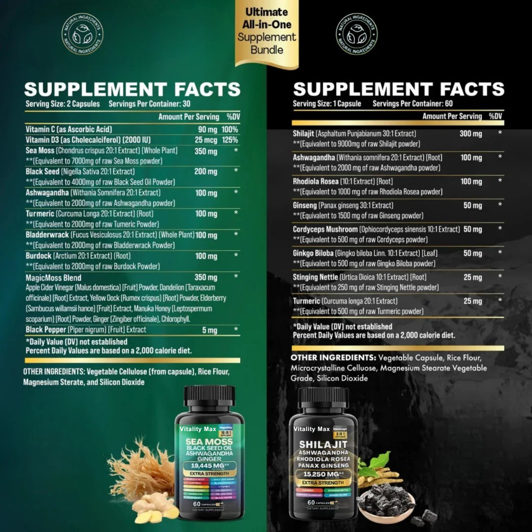 Vitality Set™ All-in-1 Supplement Bundle